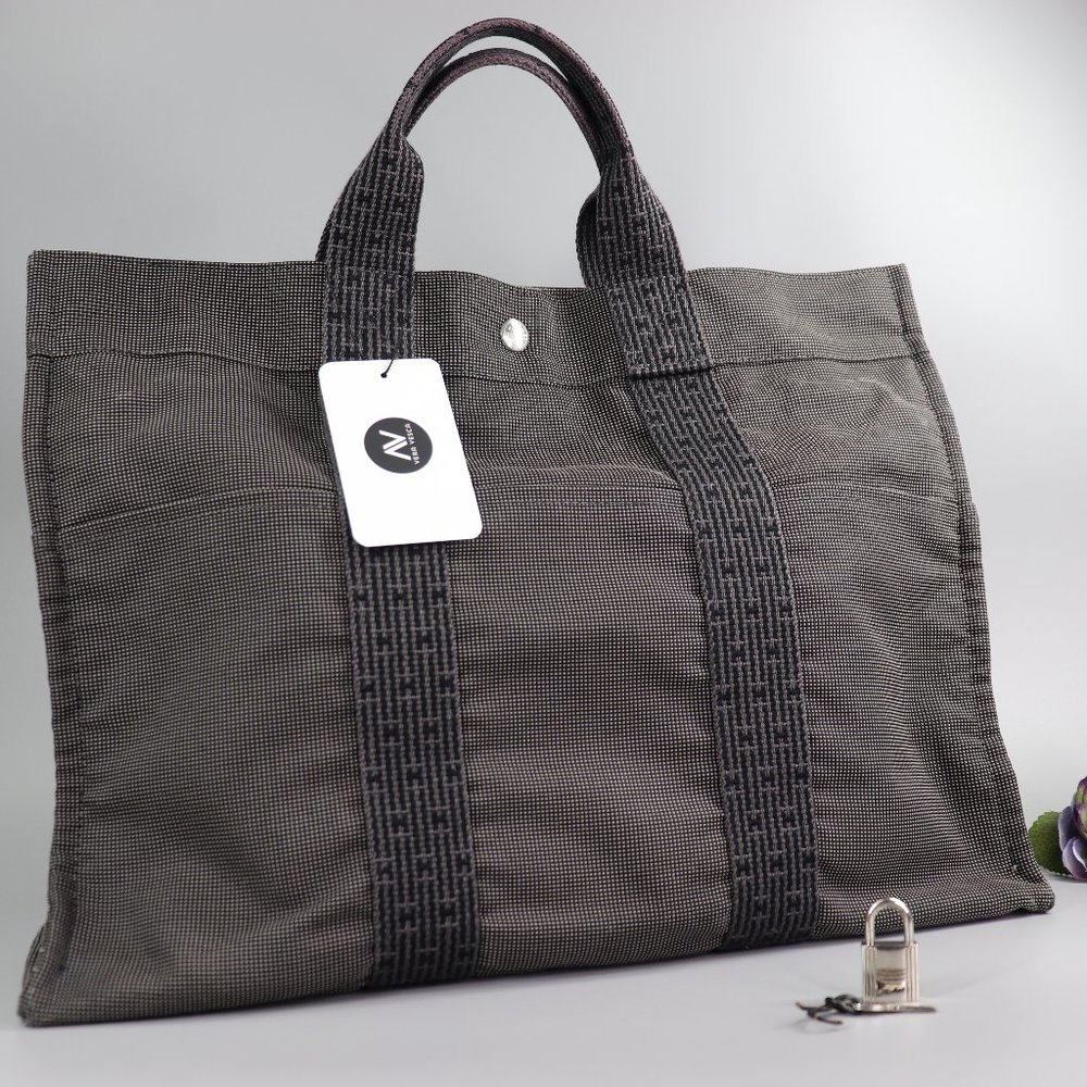 Sold💜Hermès Hermes Herline Tote Grey